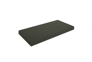 Sanifun Marmaris Topblad 400x220x25 mat zwart.
